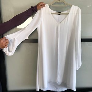 White cocktail dress